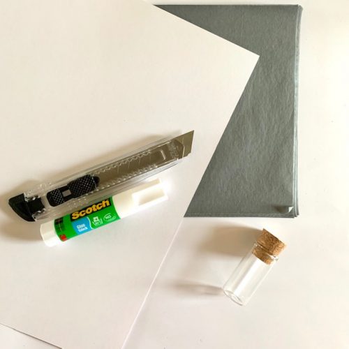 maak grijs honingraatpapier met dit leuke DIY pakket