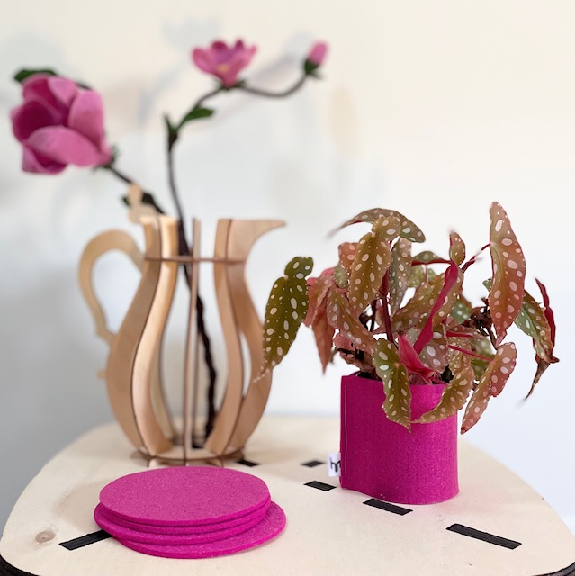 creativiteit met fuchsia roze in huis